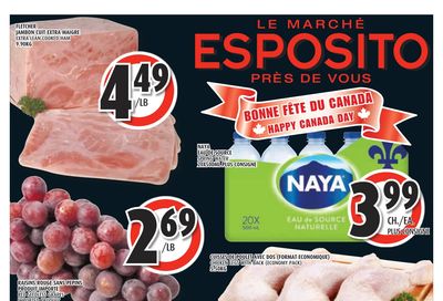 Esposito Flyer June 26 to July 2 Esposito Flyer June 26 to July 2