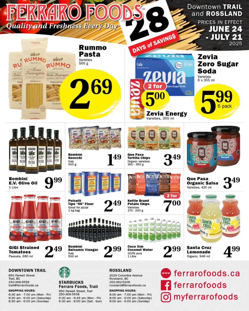 Ferraro Foods Monthly Flyer June 24 to July 21