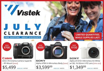 Vistek Flyer June 25 to July 9