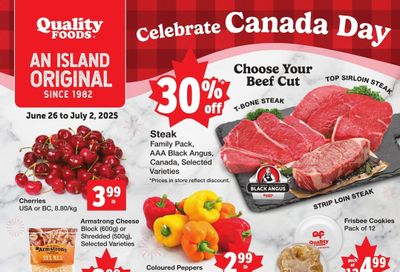 Quality Foods Flyer June 26 to July 2
