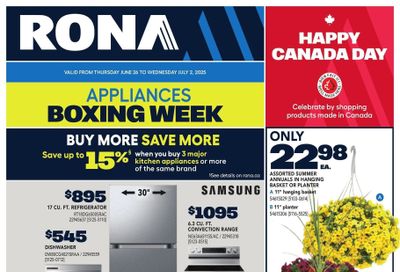 Rona & Rona+ (West) Flyer June 26 to July 2