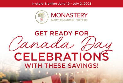 Monastery Bakery Flyer June 19 to July 2 Monastery Bakery Flyer June 19 to July 2
