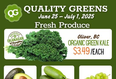 Quality Greens Flyer June 25 to July 1