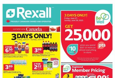 Rexall (BC) Flyer June 27 to July 3