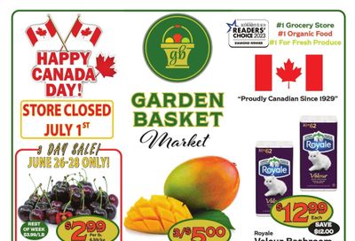 The Garden Basket Flyer June 26 to July 2 The Garden Basket Flyer June 26 to July 2