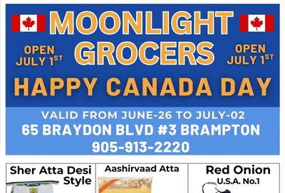 Moonlight Grocers Flyer June 26 to July 2