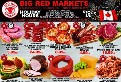 Big Red Markets Flyer June 26 to July 2