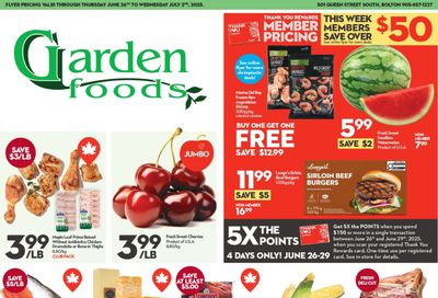 Garden Foods Flyer June 26 to July 2