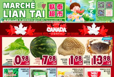 Marche Lian Tai Flyer June 26 to July 2
