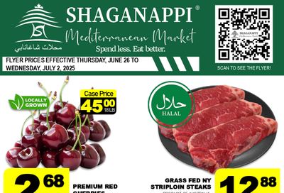Shaganappi Mediterranean Market Flyer June 26 to July 2