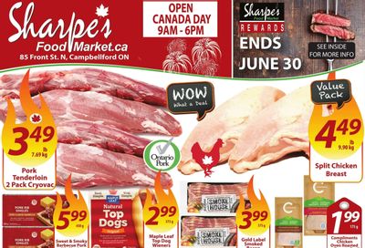 Sharpe's Food Market Flyer June 26 to July 2 Sharpe's Food Market Flyer June 26 to July 2