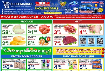 88 Supermarket Flyer June 26 to July 2