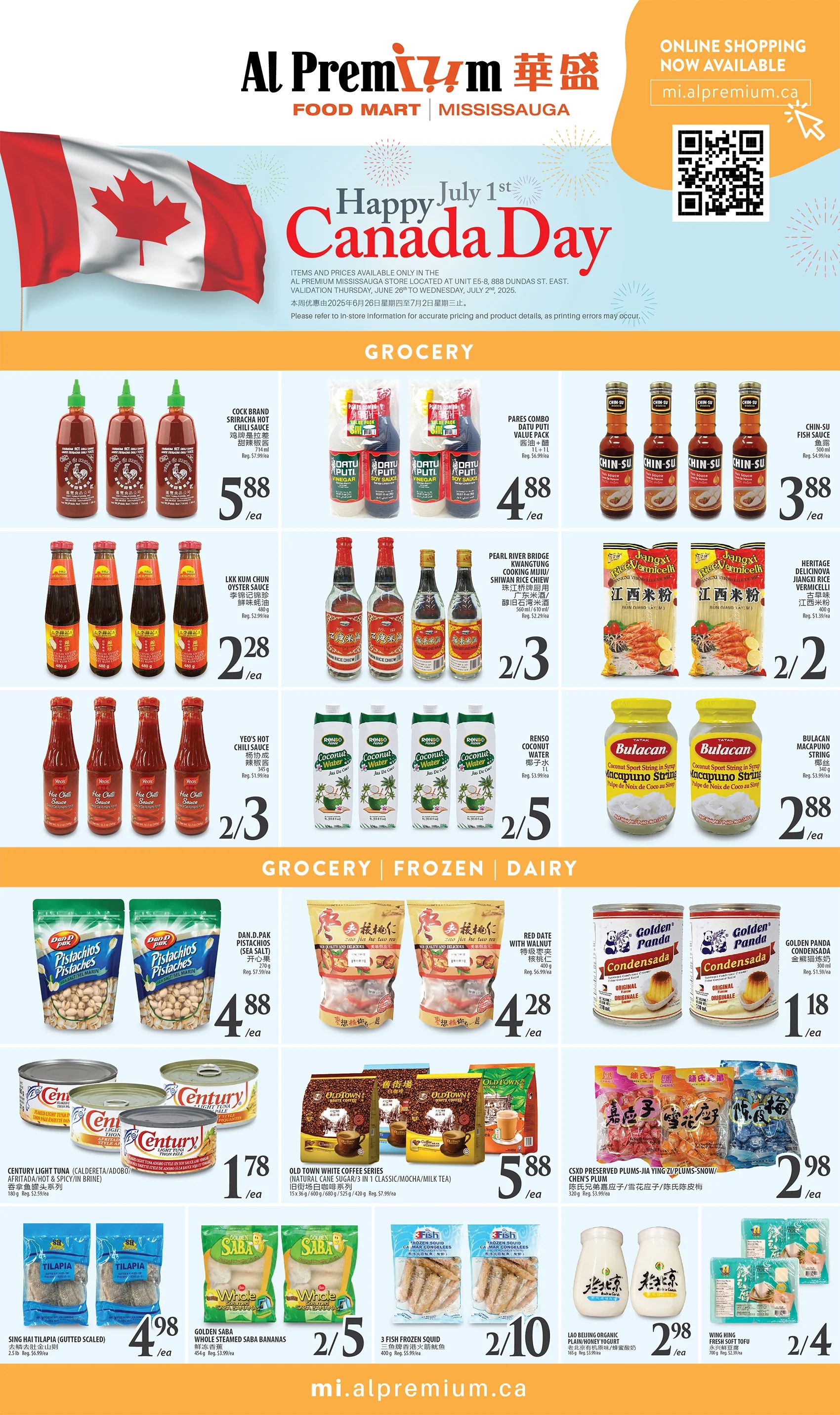 Al Premium Food Mart (Mississauga) Flyer June 26 to July 2