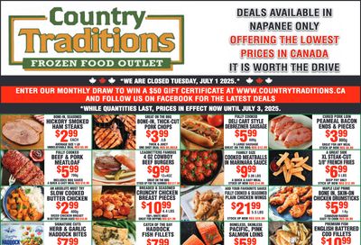 Country Traditions Flyer June 27 to July 3