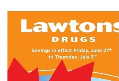 Lawtons Drugs Flyer June 27 to July 3