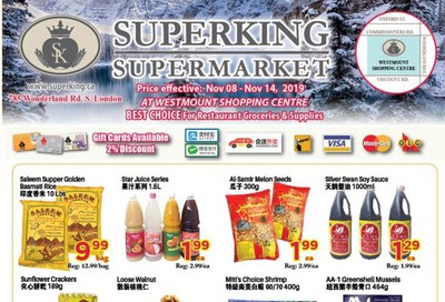 Superking Supermarket (London) Flyer November 8 to 14