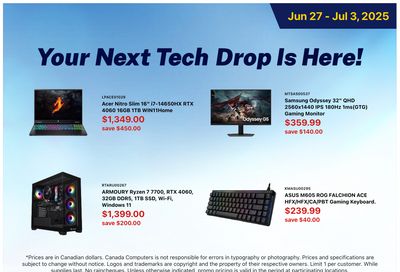 Canada Computers Flyer June 27 to July 3