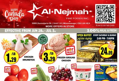 Alnejmah Fine Foods Inc. Flyer June 27 to July 3