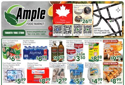 Ample Food Market (North York) Flyer June 27 to July 3