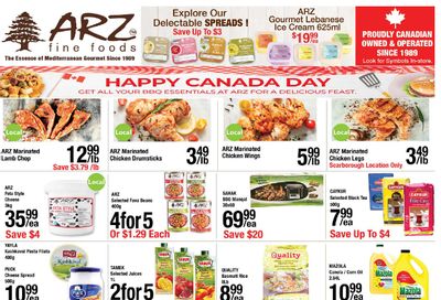 Arz Fine Foods Flyer June 27 to July 3 Arz Fine Foods Flyer June 27 to July 3