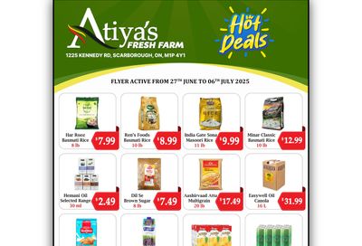 Atiya's Fresh Farm Flyer June 27 to July 6