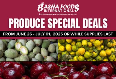 Basha Foods International Produce Deals Flyer June 26 to July 1