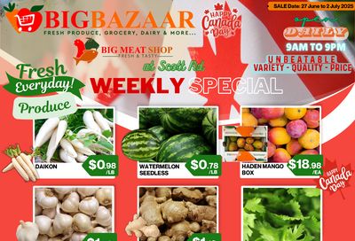 Big Bazaar Canada Flyer June 27 to July 2