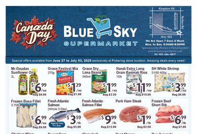 Blue Sky Supermarket (Pickering) Flyer June 27 to July 3