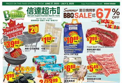 Btrust Supermarket (North York) Flyer June 27 to July 3