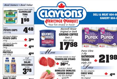 Claytons Heritage Market Flyer June 27 to July 3