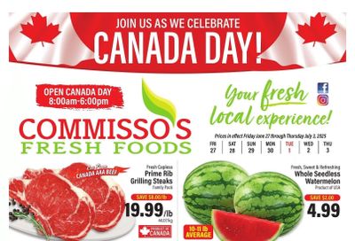 Commisso's Fresh Foods Flyer June 27 to July 3