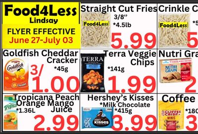 Food 4 Less (Lindsay) Flyer June 27 to July 3