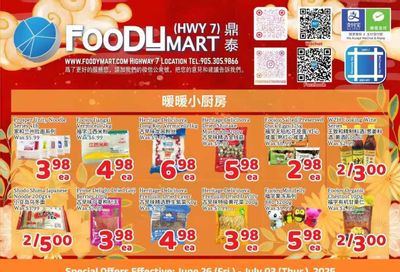 FoodyMart (HWY7) Flyer June 27 to July 3