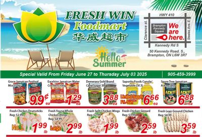 Fresh Win Foodmart Flyer June 27 to July 3 Fresh Win Foodmart Flyer June 27 to July 3