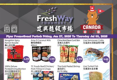 FreshWay Foodmart Flyer June 27 to July 3