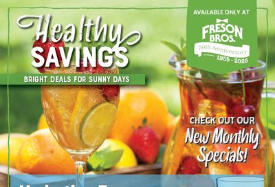 Freson Bros. Healthy Savings Flyer June 27 to July 31