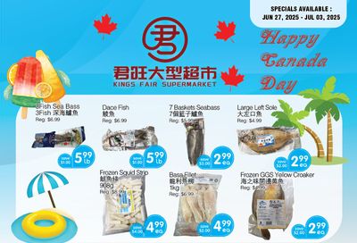 Kings Fair Supermarket Flyer June 27 to July 3