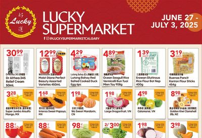 Lucky Supermarket (Calgary) Flyer June 27 to July 3