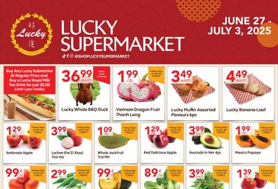 Lucky Supermarket (Surrey) Flyer June 27 to July 3