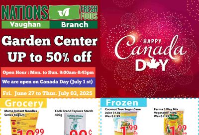 Nations Fresh Foods (Vaughan) Flyer June 27 to July 3