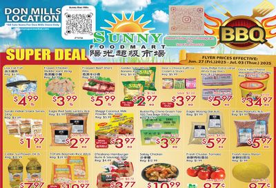 Sunny Foodmart (Don Mills) Flyer June 27 to July 3