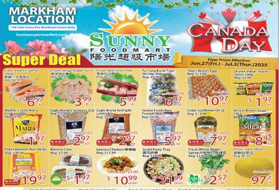 Sunny Foodmart (Markham) Flyer June 27 to July 3