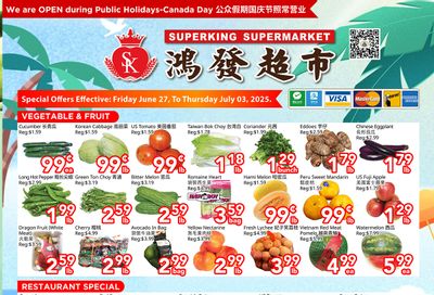 Superking Supermarket (North York) Flyer June 27 to July 3