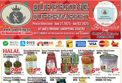 Superking Supermarket (London) Flyer June 27 to July 3
