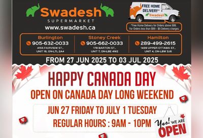 Swadesh Supermarket Flyer June 27 to July 3