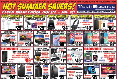 TechSource Flyer June 27 to July 10 TechSource Flyer June 27 to July 10