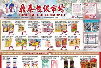 Tone Tai Supermarket Flyer June 27 to July 3 Tone Tai Supermarket Flyer June 27 to July 3