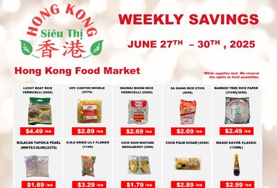 Hong Kong Food Market Flyer June 27 to 30