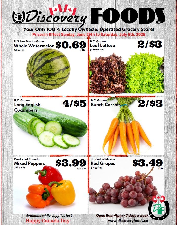 Discovery Foods Flyer June 29 to July 5