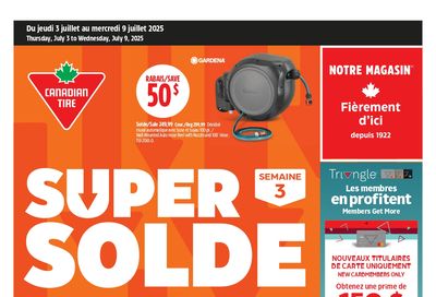 Canadian Tire (QC) Flyer July 3 to 9